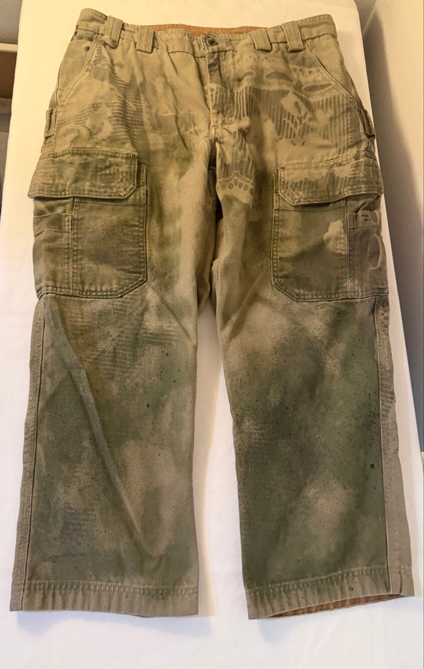 Duluth Trading Fire Hose Cargo Pants Men’s 36x28 Distressed Workwear
